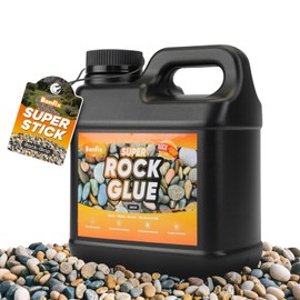 Rock Glue for Landscaping 35OZ - Super Stick Mulch Glue with Fast-Drying for Pebble&Pine Straw, Non-Toxic Gravel Binder for Outdoor Landscape Walkways, Yards, Driveways, Up to 2Years