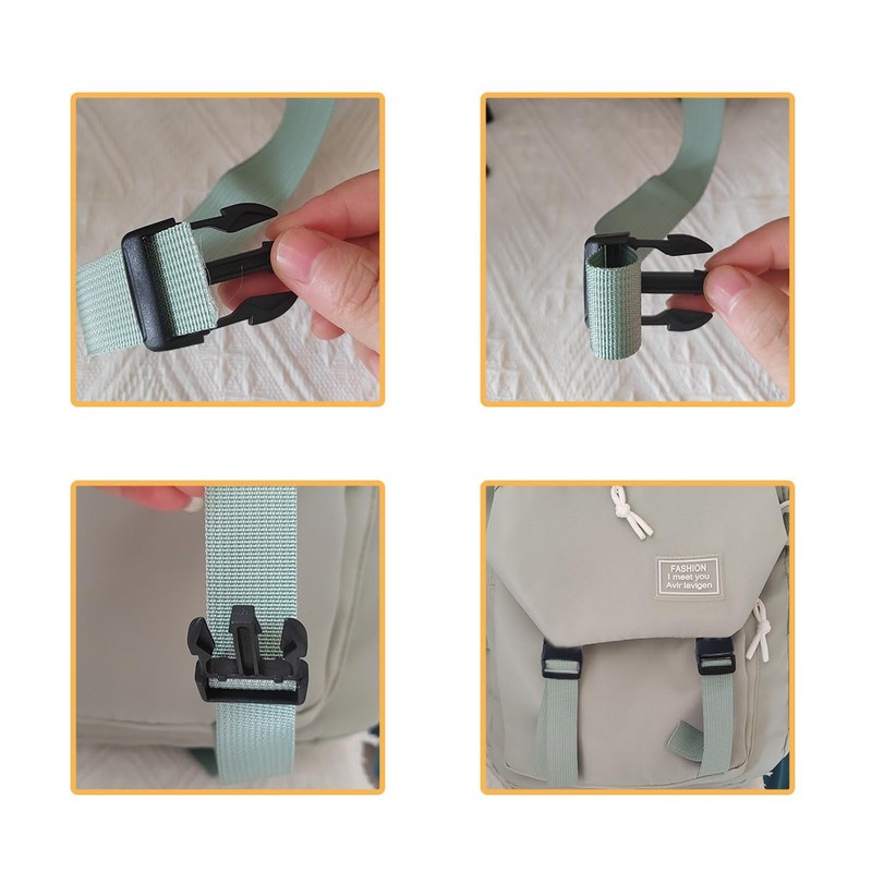 Zucosue 8 Pack Buckle Quick Side Release Buckle, Heavy Duty