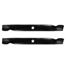 Parts Camp High Lift Blade 138971 Mower Blade for Husqvarna AYP 532138498 138971 127843 Craftsman 138498 53-21278-43, 53-21384-98 42 inch Cut Mower Blade 2 Pack