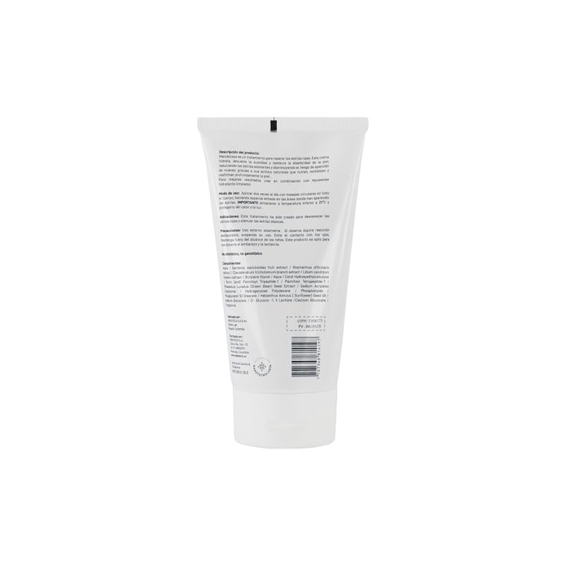 MENDELISSE RUBI 150 ml crema reparadora de estrias rojas
