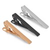 Tie Clips for Men, Shiny Necktie Tie Bar Pinch Clips,