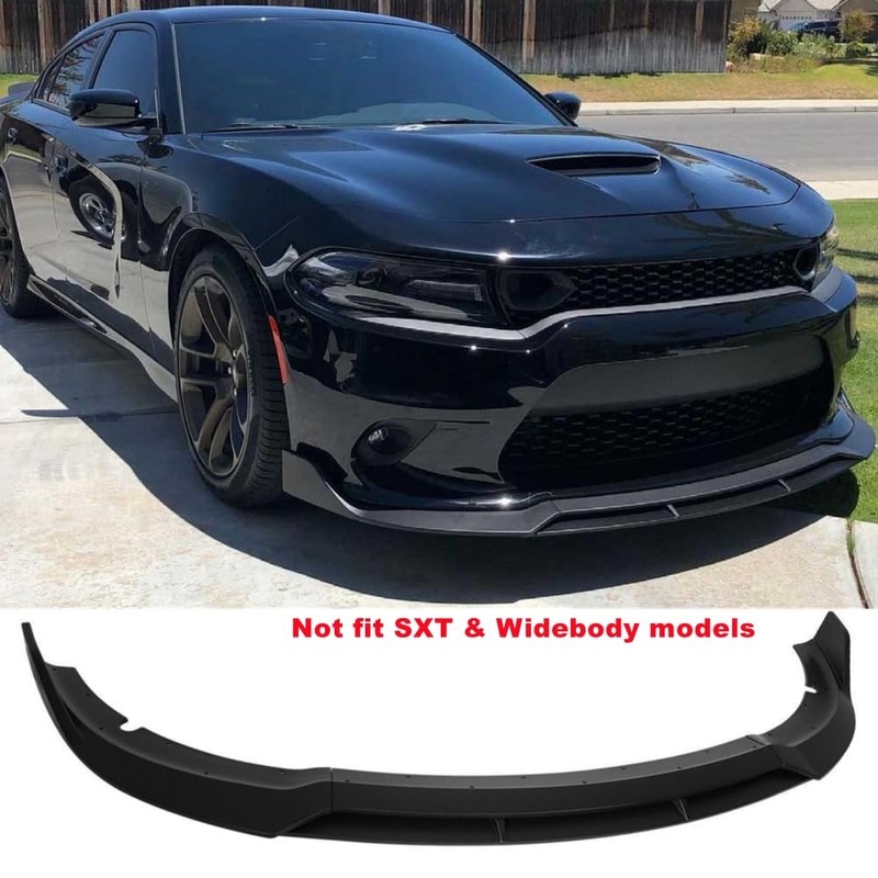 MUTUSAISI Matte Black Front Bumper Lower Lip Splitter Kit Compatible