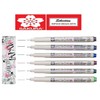 Sakura PIGMA Micron 05 Fineliner Pen, Ass't Colours, Set of