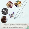 QGJNSGC Cross Urn Necklace for Ashes Butterfly Cremation Jewelry Ashes