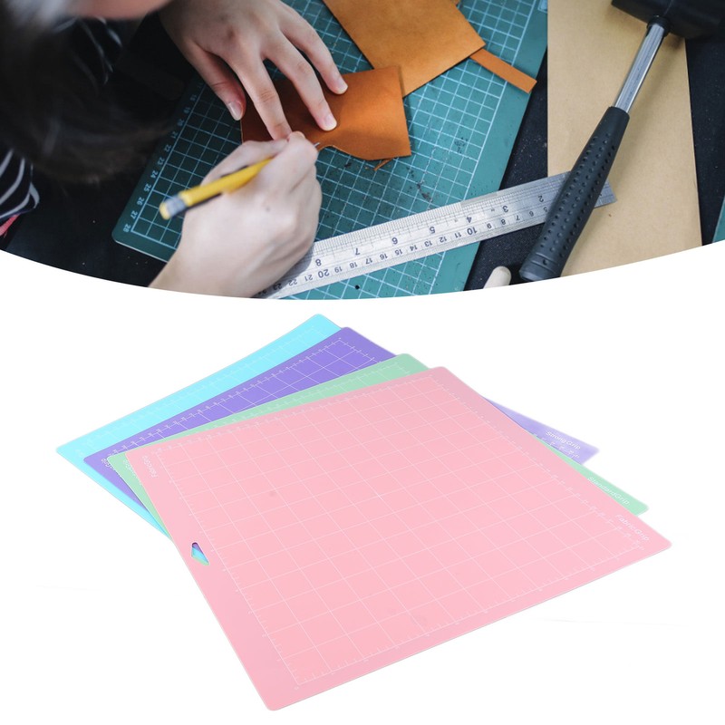 4PCS Self Healing Cutting Mat Durable 12 Inch Cutting Sewing