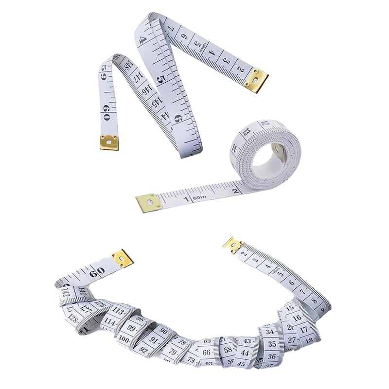 5 Pack Body Measuring Tape, Double Scale 60inch/150cm Body Sewing
