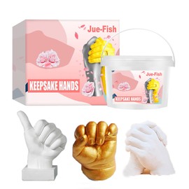 Keepsake Hands Casting Kit DIY Plaster Statue Molding Kit, Hand Holding Craft for Children, Couples, Wedding, Friends, Anniversary Gifts