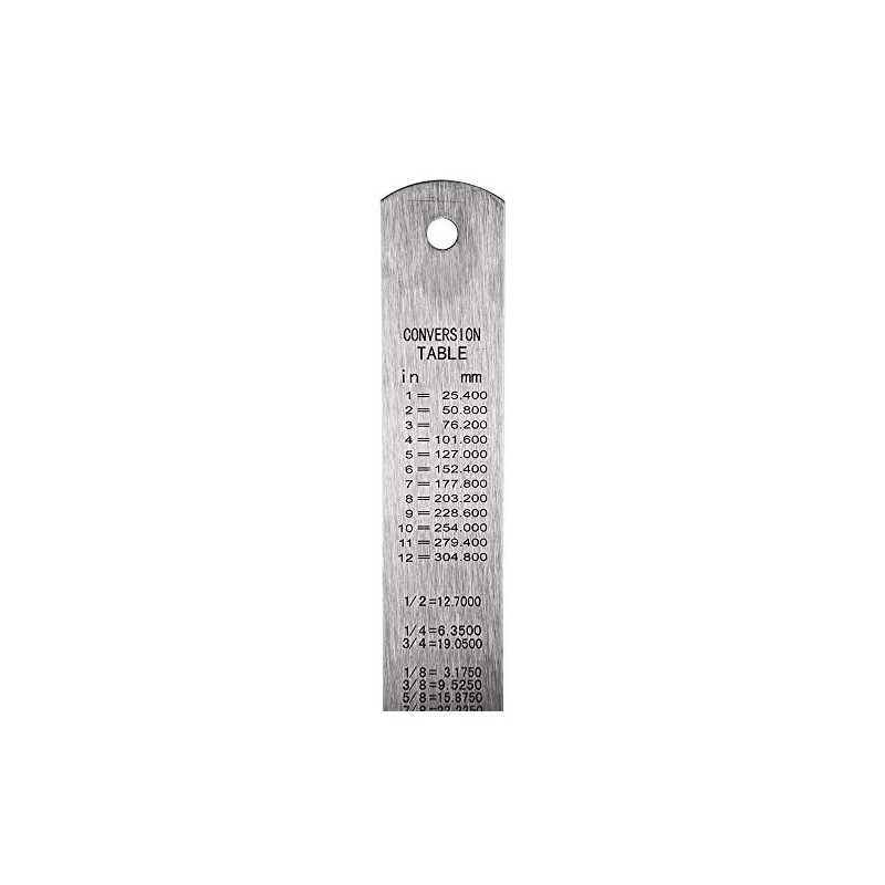 Truper RGL-30, Regla de acero inoxidable, 12"