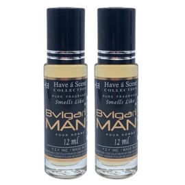 E de B Fragrance Perfume smell like Bv Man Parfum Roll On Oil 12ml (Pack of 2)