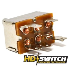 HD Switch 48787 Electric Clutch Toggle PTO Switch for Scag 48787 - 6 Prong Terminal
