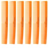 Allegro Peines 420 para estilistas y barberos, 6 unidades (Naranja