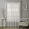 SKL Home Whispering Winds Window Curtain Panel,52x84,Gray