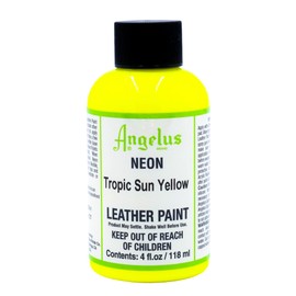 Angelus Leather Paint 4 Oz Neon Tropic Sun Yl