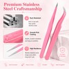 Eyelash Extension Tweezers,lash Tweezers,Eyelash Tweezers,Pack of 2