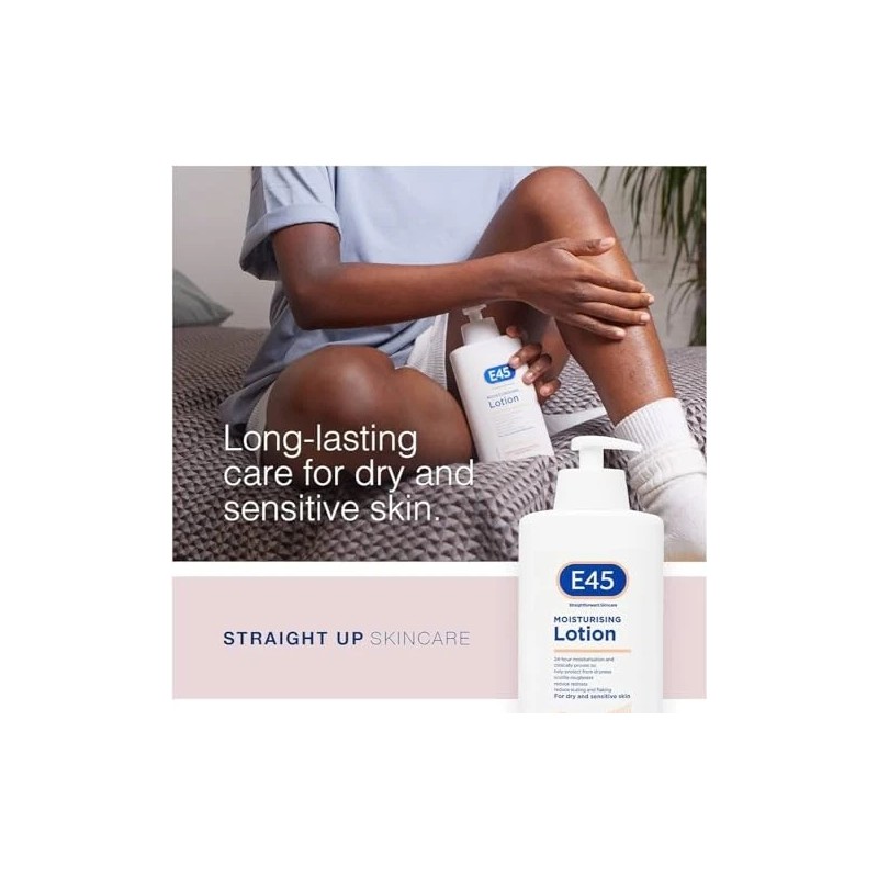 E45 Dermatological Moisturising Lotion, 16.91 Fl Oz (Pack Of 2)