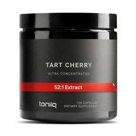 Tart Cherry Capsules - Ultra High Potency 52:1 Extract - Highly Concentrated - Third-Party Lab Tested for Purity & Quality - 120 Capsules