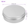 JOIKIT 24 Pcs 100ml Aluminum Tin Cans with Lids, 3.3oz