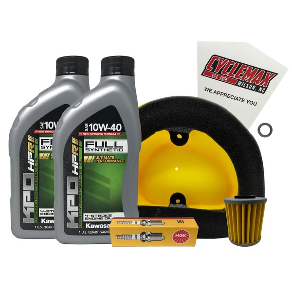 Cyclemax Full-Synthetic KPO Tune-Up Kit compatible with 2006-2012 Kawasaki KX250F