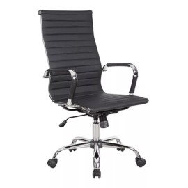 ZEM Silla Ejecutiva Oficina Metalica Reclinable Altura Silla Color Negro