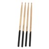 2 Pairs Drum Mallet 5A 7A Wood Drumstick Wooden Drum