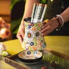 WAYUTO Ceramic Kitchen Utensil Holder Multi-Functional Large Capacity Utensil Storage
