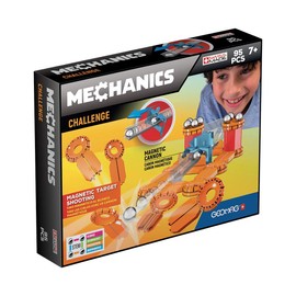 Geomag 771 771-Mechanics Challenge, Mechanical, 95 Pieces N.A Building Toys, Magnetic Construction, Multicoloured