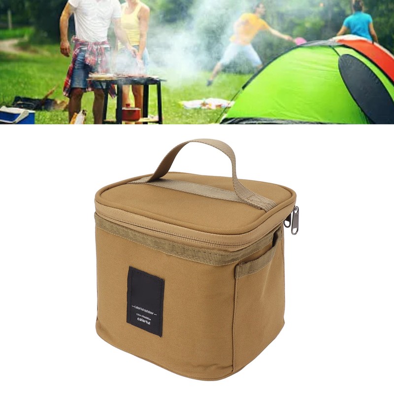 Spice Bottle Carry Bag Removable Inner Divider Oxford Cloth Portable