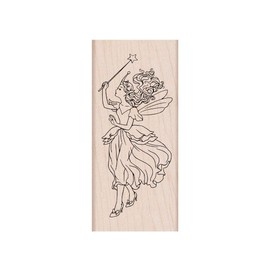 Hero Arts H6330 Woodblock Stamps, Fairy Queen
