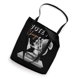 Graphic Novelty Funny Vote for Change Ballot Squirrel Tote Bag