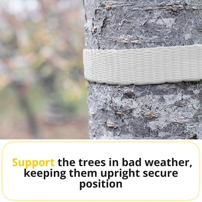 White Tree Tie Webbing Strap 3/4" x 250' - Heavy