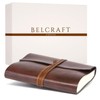 Tivoli Large Recycled Leather Journal / Notebook, Handmade Classic Italian