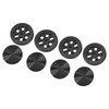 Luggage Caster Wheels Lightweight Silent Suitcase Universal Replacement Rollers Wheels