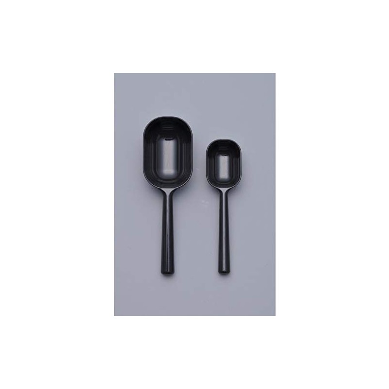 Measuring Spoons Short Dark Grey Tbsp and Tsp Set
