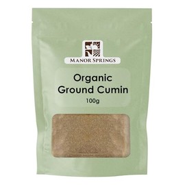 Organic Ground Cumin 100g by Manor Springs Organic