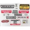 MAYA LABELS HOBART 00-118365 REPLACEMENT PART 7"x1.80" (Large) sticker, decal,