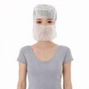10 Pack Disposable Bouffant Hoods - Full Coverage Face, Hair,