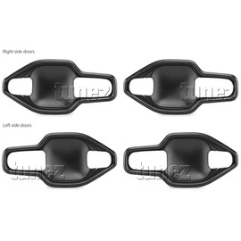 tunez® Door Handle Cup Protector Cover Compatible with Ranger T6 PX XL XLT XLS Raptor Wildtrak Year 2012-2021