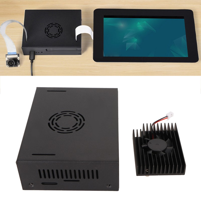 Metal Case with Cooling Fan IP30 Protection Better Heat Dissipation