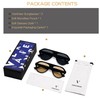VANLINKER Retro Aviator Polarized Sunglasses for Men Women Trendy 70s
