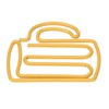 100Pcs Cute Paper Clips Yellow Cup Style Strong Metal Exquisite