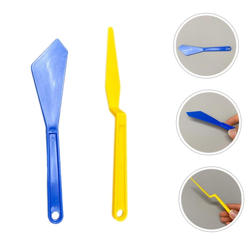 Gatuida 2pcs Car Vinyl Squeegees Lightweight Tint Film Scrapers for