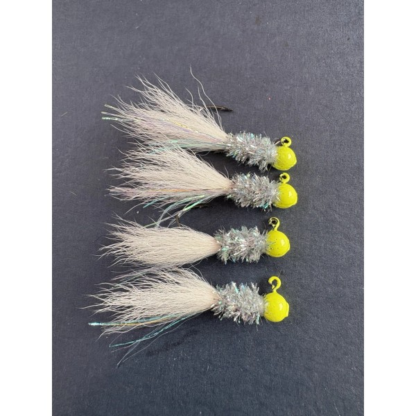 Jigs By Shine hand tied crappie jigs 1/16