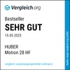 Huber Motion, 180° motion detector, white, fitted, concealed, energy efficient,