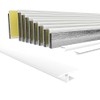 HEXIM PVC Mounting Profile for Inspection Flaps, Length: 1000-2000 mm,