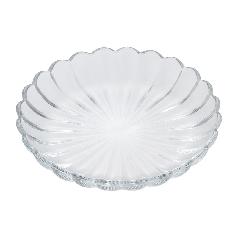 Mizusaki Glass MKG-214113 Plate, Medium Plate, Approx. 5.1 inches (13