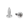 sourcing map 3x8mm Self Tapping Screws Phillips Pan Head Screw