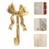 Gadpiparty Gold Bow Hooks, Gold Wall Hooks, Bow-Shaped Wall Hook,