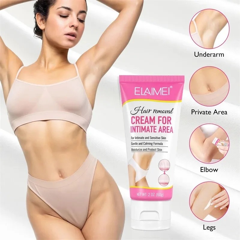 Crema Depiladora Suave Con La Piel Areas Intimas Sin Dolor
