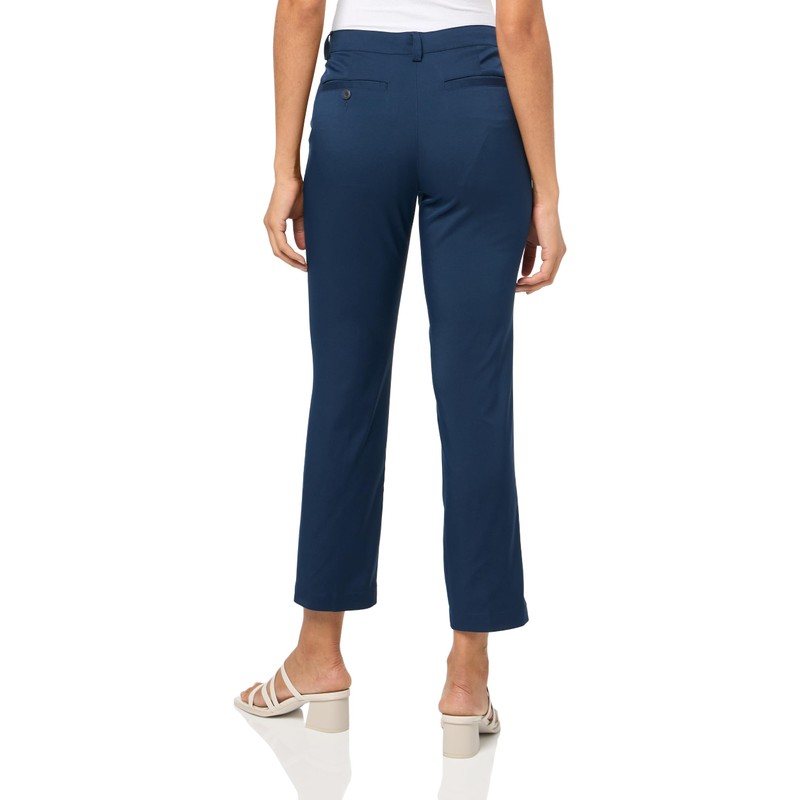 PGA TOUR Boys' Flat Front Solid Golf Pant, Black Iris,