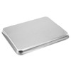 PATIKIL 430 Stainless Steel Tray, 31x24cm Rectangular Flat Type Lab
